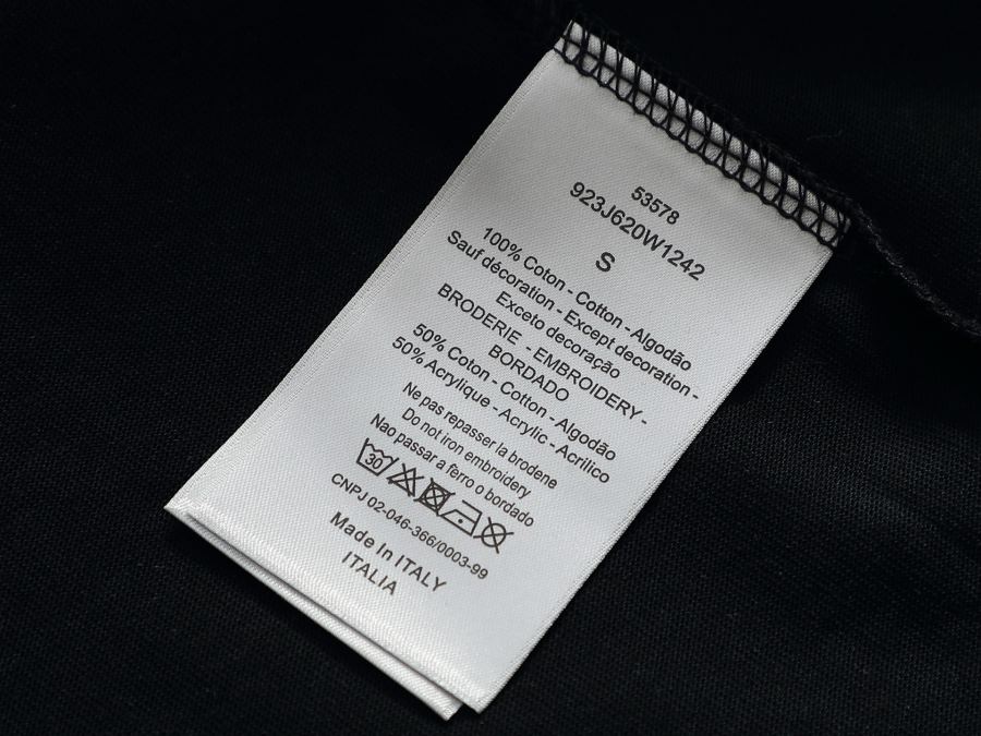 Dior men DIOR/Dior 260g round neck short-sleeved T-shirt — 1:1 Replica For Sale — photo 7