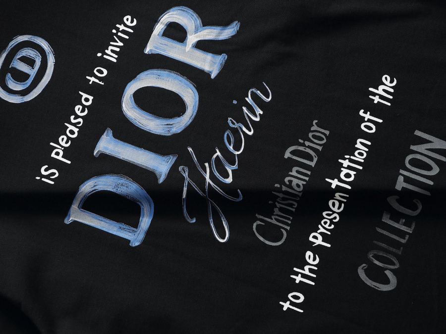 Dior men DIOR/Dior 260g round neck short-sleeved T-shirt — 1:1 Replica For Sale — photo 8