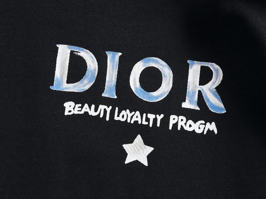 Dior men DIOR/Dior 260g round neck short-sleeved T-shirt — 1:1 Replica For Sale — photo 4