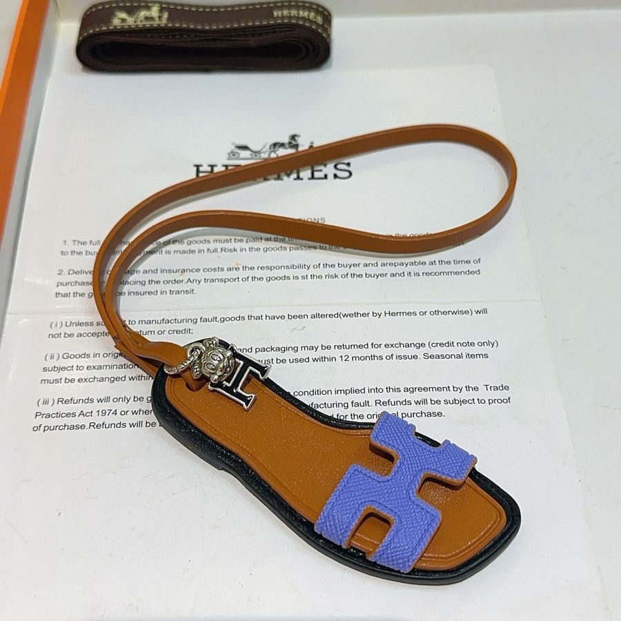 Hermes Jewelry New Hermes Charm Keychain Hermes 1:1 k Keychain — photo 5