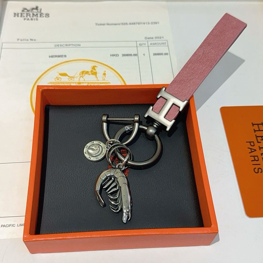 Hermes Jewelry New Hermes Keychain Hermes Charm Keychain Hermes 1:1 k Keychain — photo 5