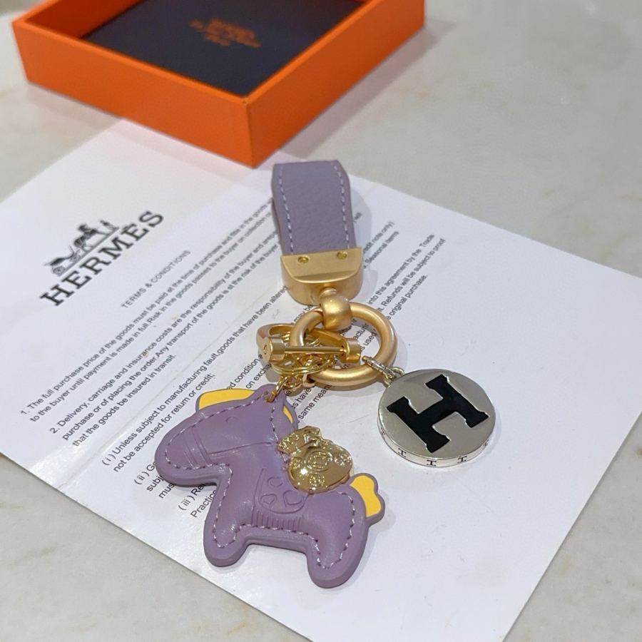 Hermes Jewelry New Hermes Keychain Hermes Charm Keychain Hermes 1:1 k Keychain — photo 5