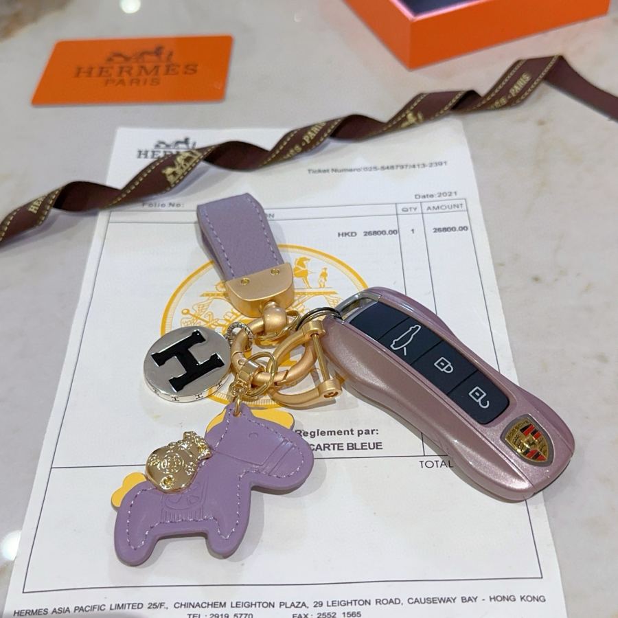 Hermes Jewelry New Hermes Keychain Hermes Charm Keychain Hermes 1:1 k Keychain