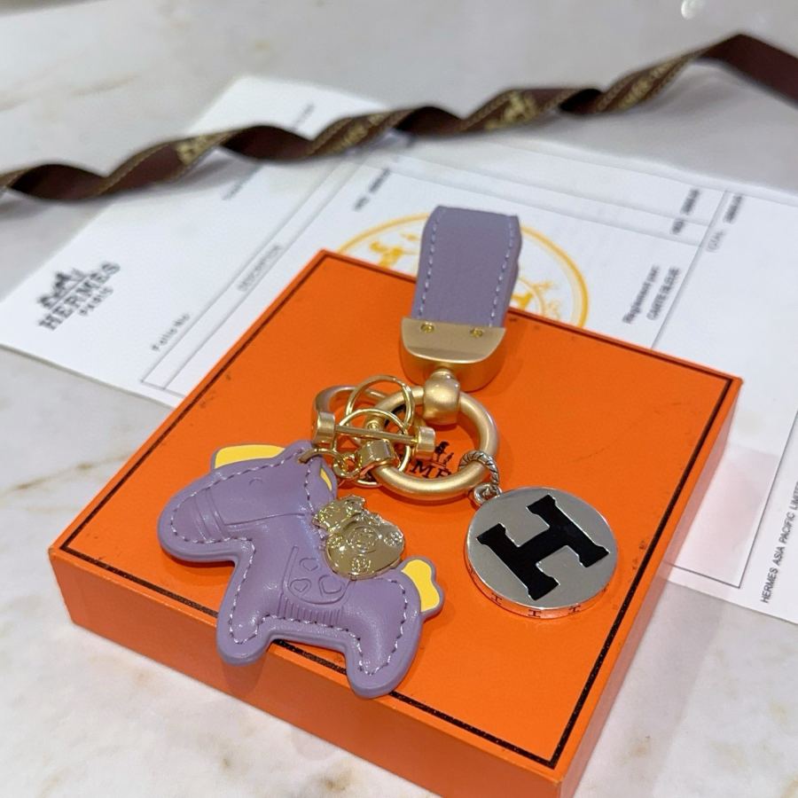 Hermes Jewelry New Hermes Keychain Hermes Charm Keychain Hermes 1:1 k Keychain — photo 6