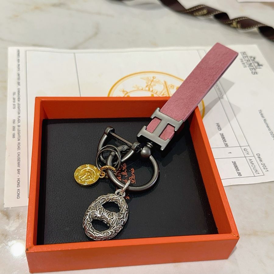 Hermes Jewelry New Hermes Keychain Hermes Charm Keychain Hermes 1:1 k Keychain — photo 6