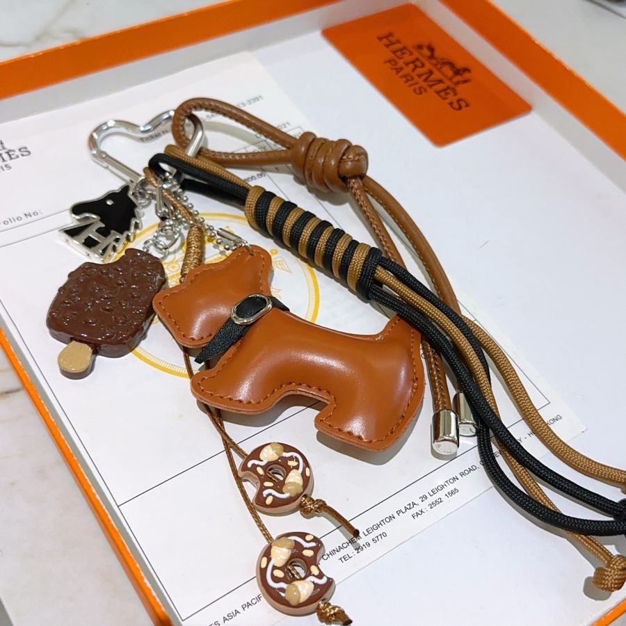 Hermes Jewelry New Hermes Keychain Hermes Charm Keychain Hermes 1:1 k Keychain — photo 5