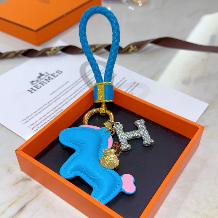 Hermes Jewelry New Hermes Keychain Hermes Charm Keychain Hermes 1:1 k Keychain — photo 6