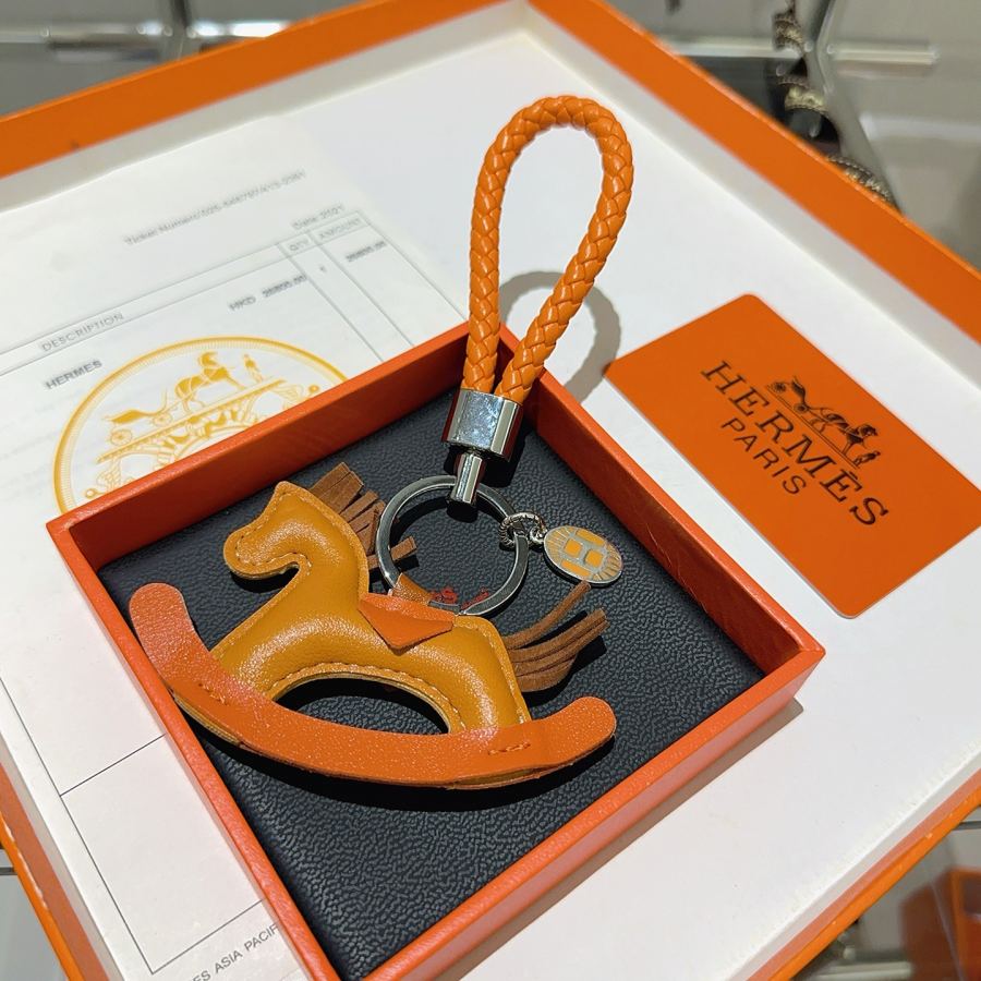 Hermes Jewelry New Hermes Keychain Hermes Charm Keychain Hermes 1:1 k Keychain — photo 5