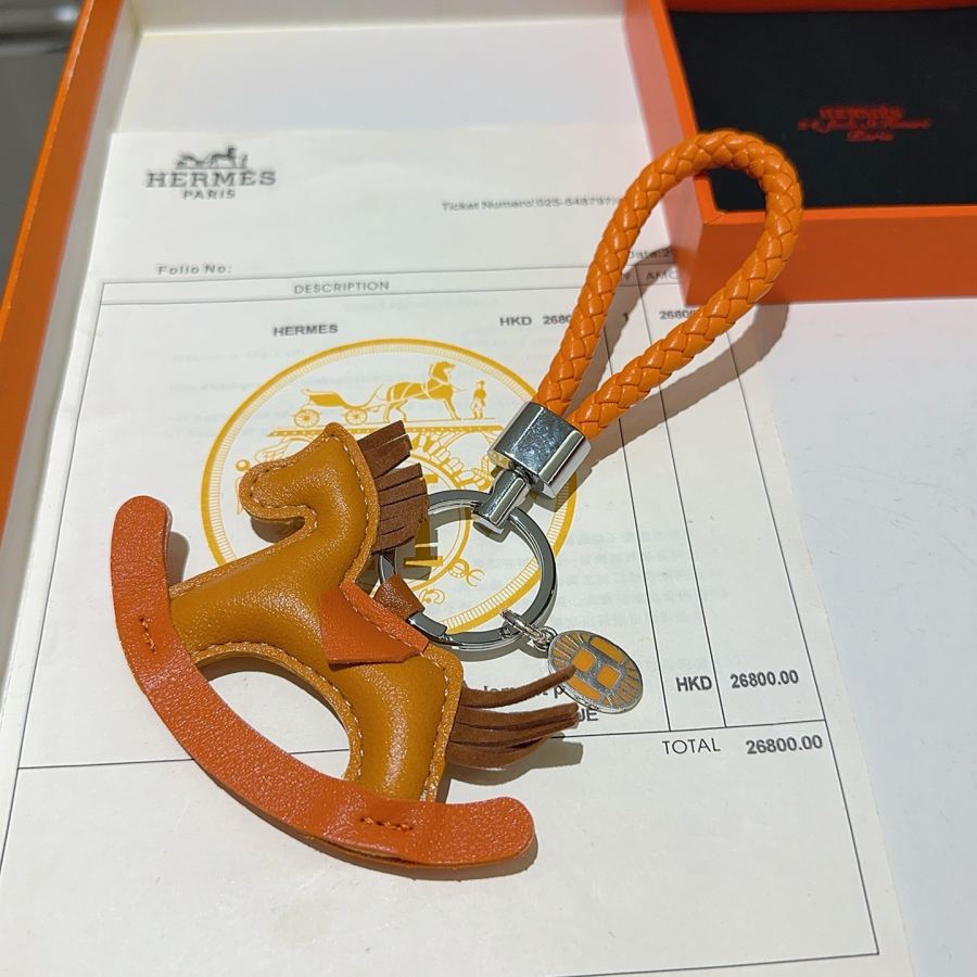 Hermes Jewelry New Hermes Keychain Hermes Charm Keychain Hermes 1:1 k Keychain — photo 6
