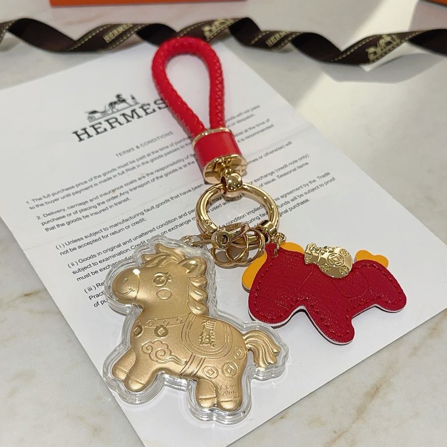 Hermes Jewelry Keychain New Hermes Keychain Hermes Charm Keychain Hermes 1:1 k Keychain — photo 5