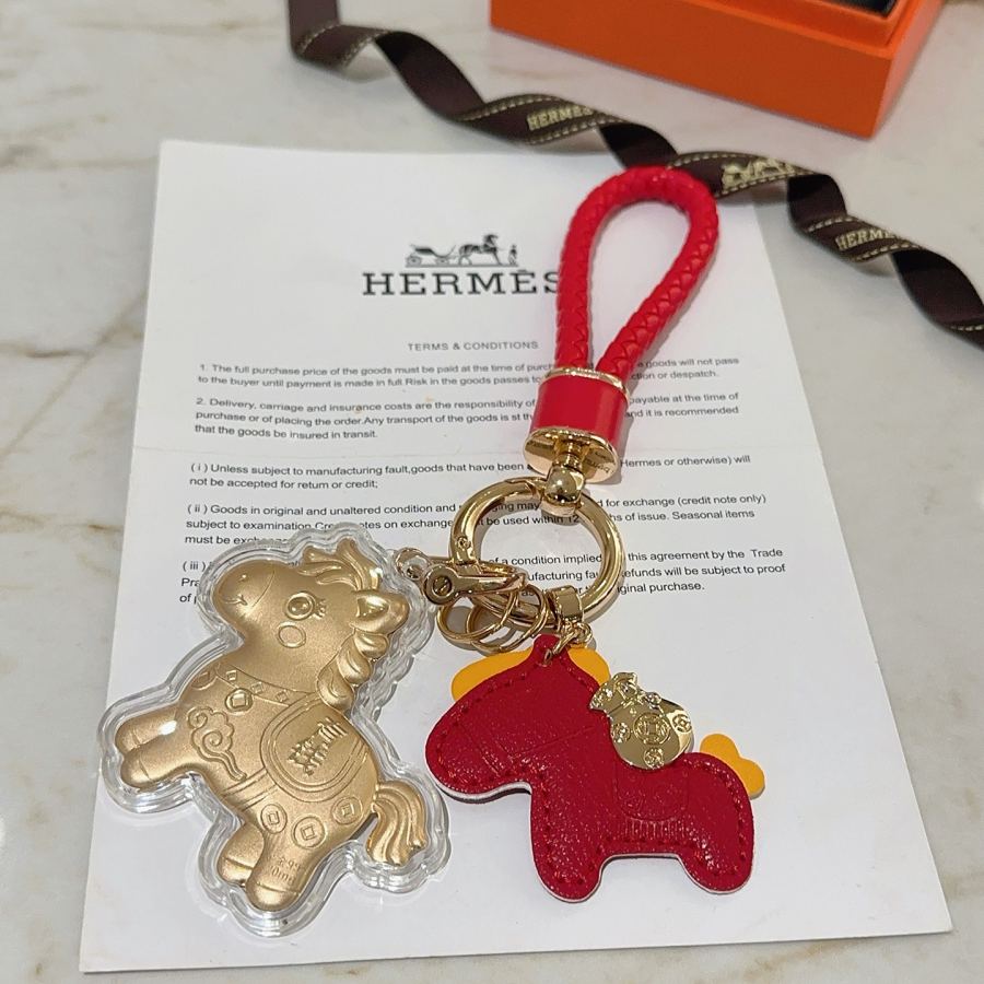 Hermes Jewelry Keychain New Hermes Keychain Hermes Charm Keychain Hermes 1:1 k Keychain