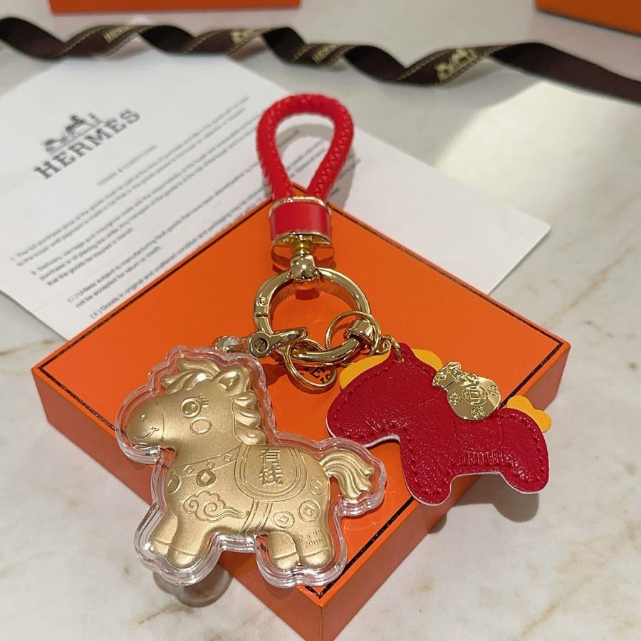 Hermes Jewelry Keychain New Hermes Keychain Hermes Charm Keychain Hermes 1:1 k Keychain — photo 4