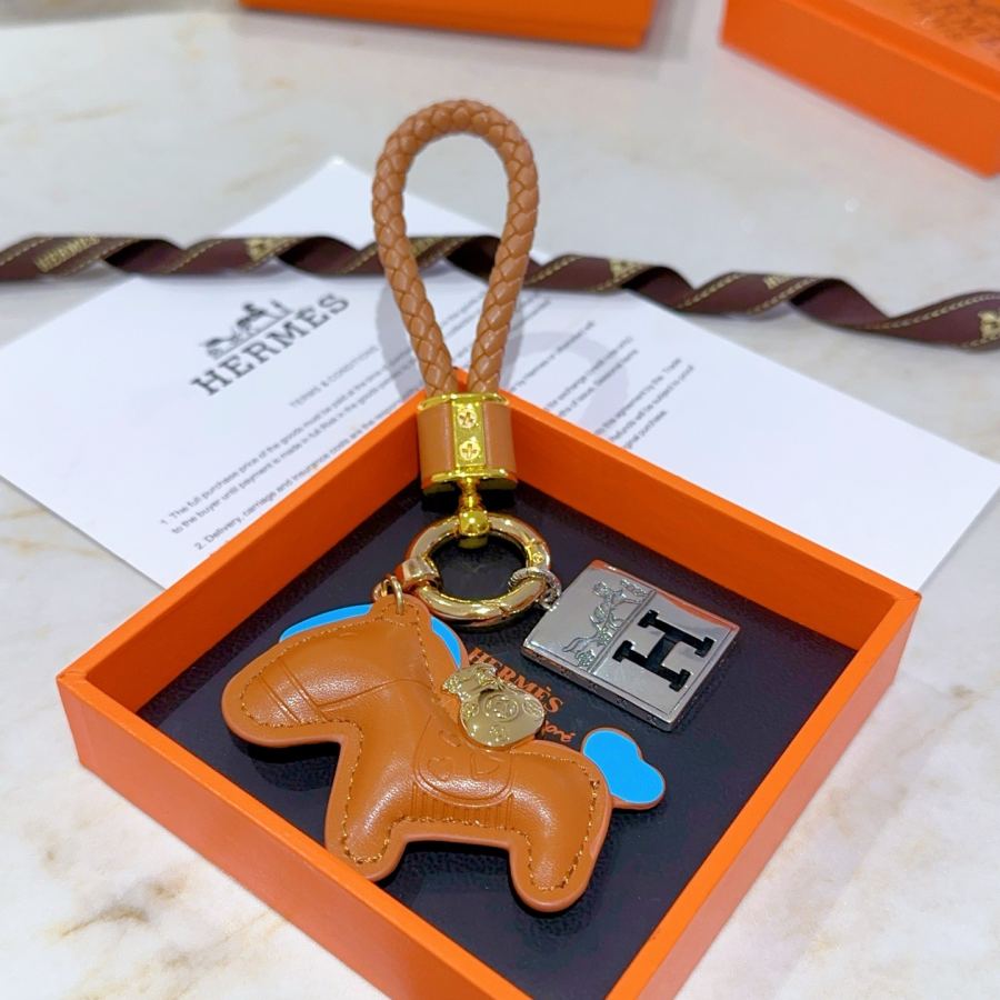 Hermes Jewelry New Hermes Keychain Hermes Charm Keychain Hermes 1:1 k Keychain — photo 4