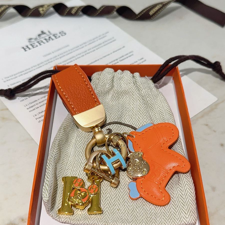 Hermes Jewelry New Hermes Keychain Hermes Charm Keychain Hermes 1:1 k Keychain — photo 6