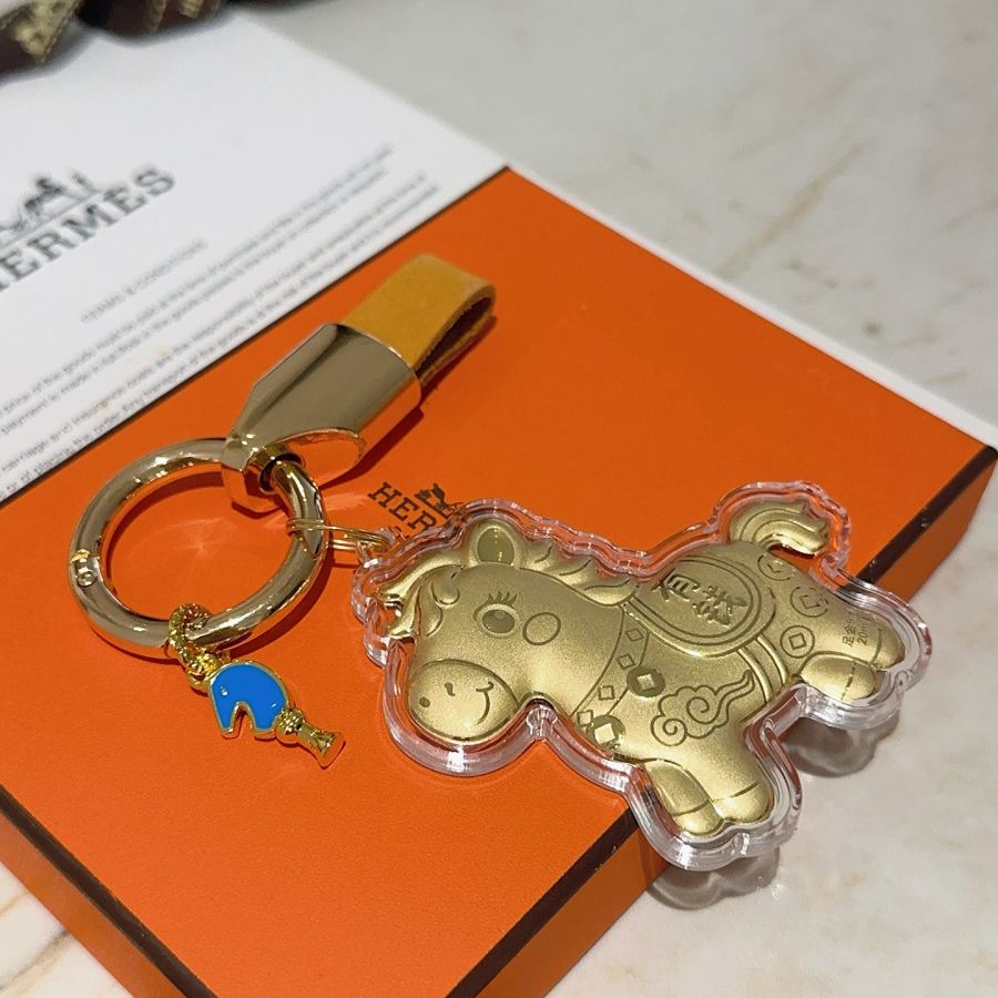 Hermes Jewelry New Hermes Keychain Hermes Charm Keychain Hermes 1:1 k Keychain — photo 6