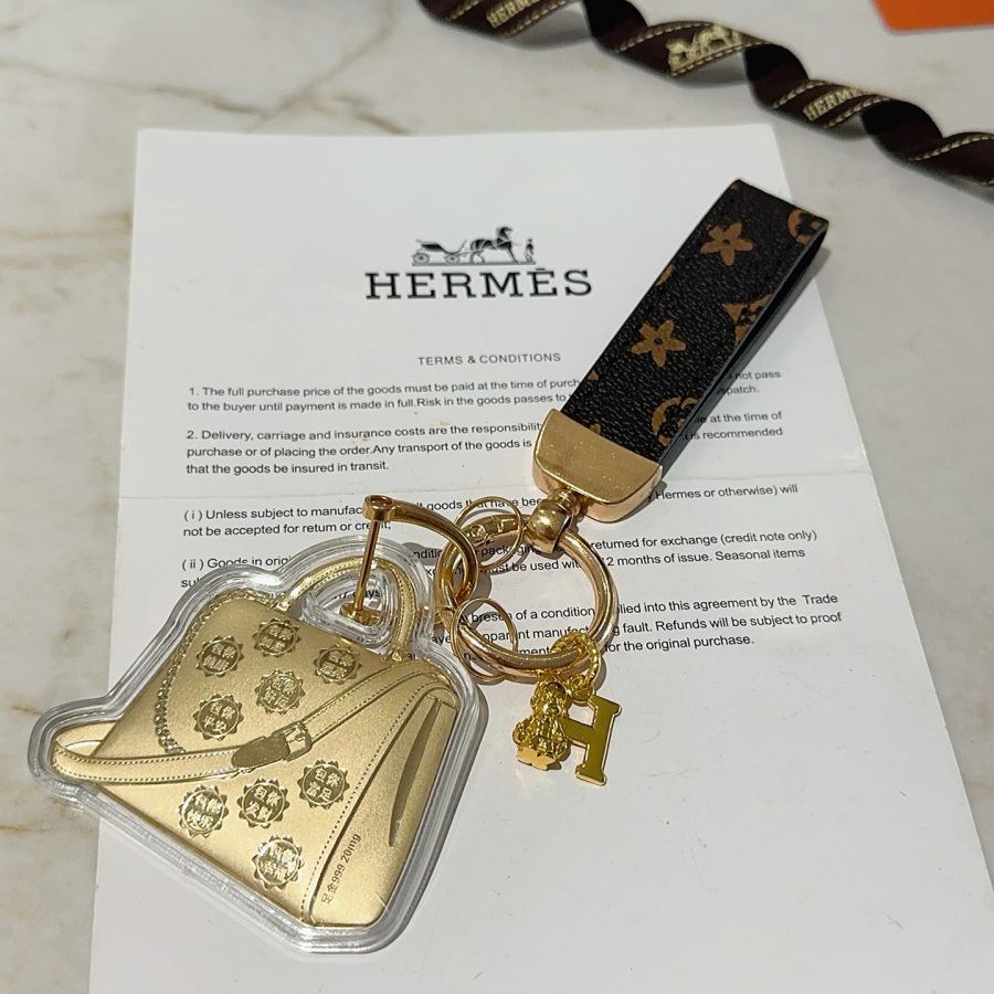 Hermes Jewelry New Hermes Keychain Hermes Charm Keychain Hermes 1:1 k Keychain