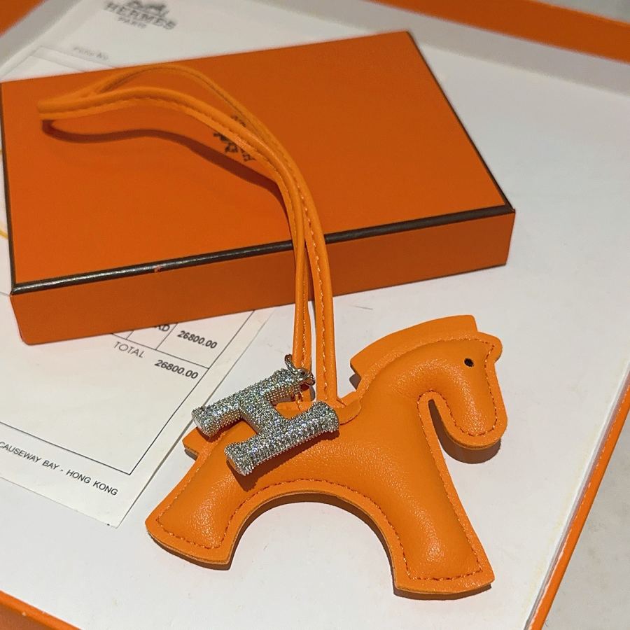 Hermes Jewelry New Hermes Keychain Hermes Charm Keychain Hermes 1:1 k Keychain — photo 5