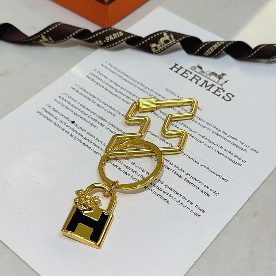 Hermes Jewelry New Hermes Keychain Hermes Charm Keychain Hermes 1:1 k Keychain — photo 4