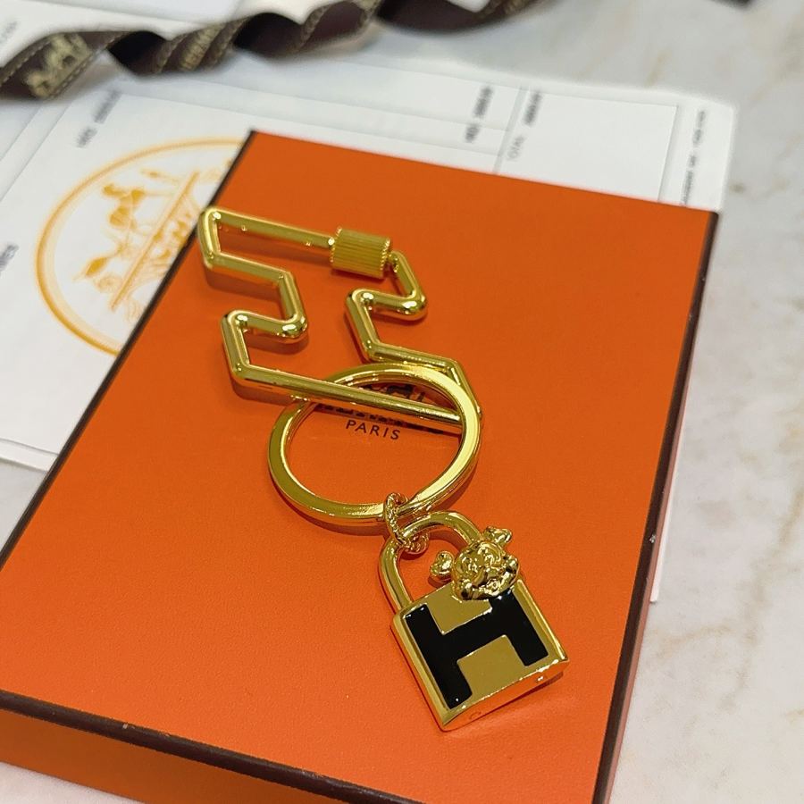 Hermes Jewelry New Hermes Keychain Hermes Charm Keychain Hermes 1:1 k Keychain — photo 3