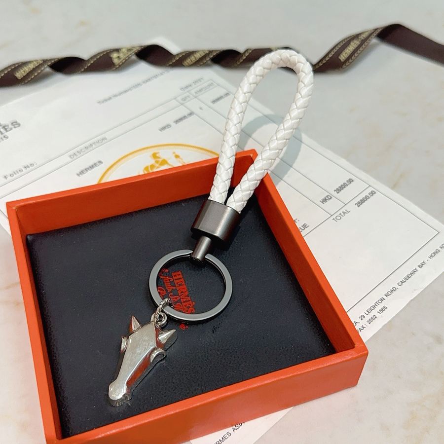 Hermes Jewelry New Hermes Keychain Hermes Charm Keychain Hermes 1:1 k Keychain — photo 2