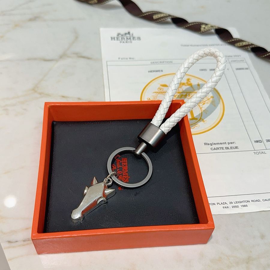 Hermes Jewelry New Hermes Keychain Hermes Charm Keychain Hermes 1:1 k Keychain — photo 5