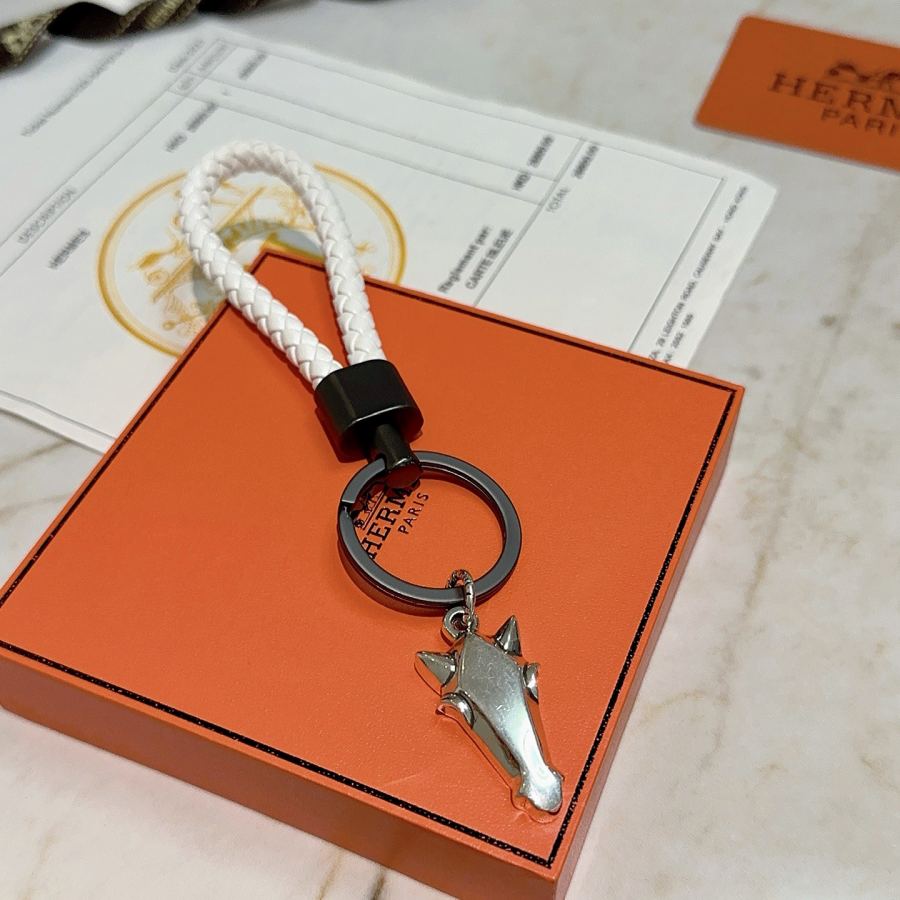 Hermes Jewelry New Hermes Keychain Hermes Charm Keychain Hermes 1:1 k Keychain — photo 3