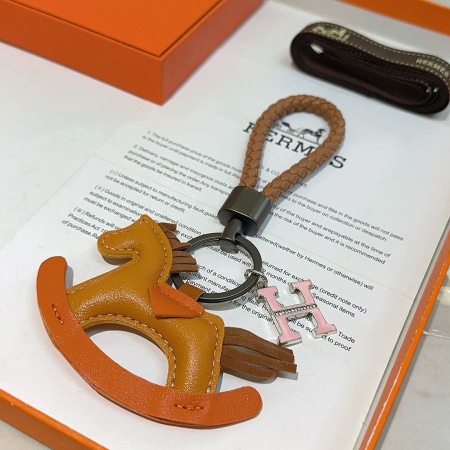 Hermes Jewelry New Hermes Keychain Hermes Charm Keychain Hermes 1:1 k Keychain — photo 4
