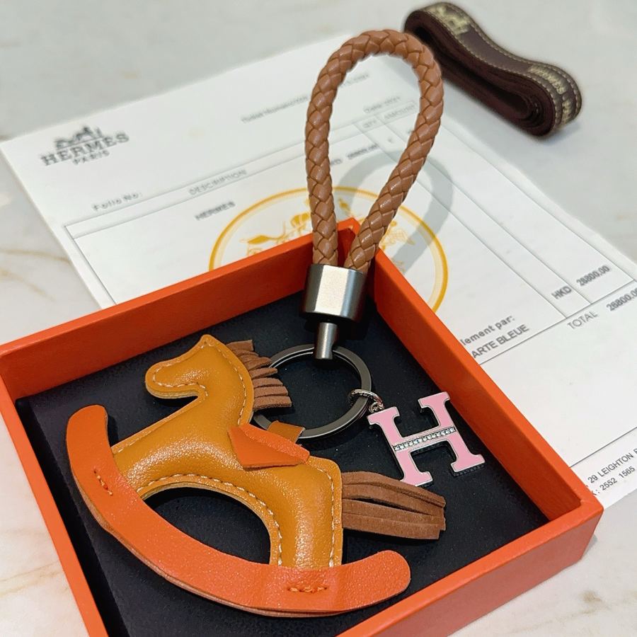 Hermes Jewelry New Hermes Keychain Hermes Charm Keychain Hermes 1:1 k Keychain — photo 5