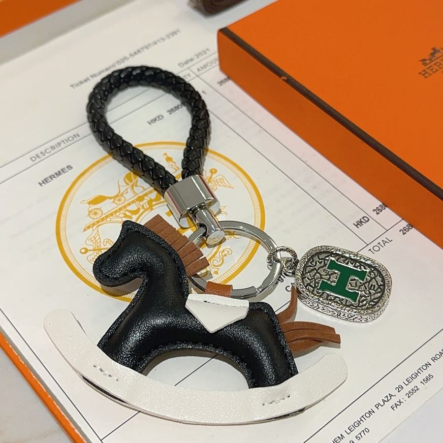 Hermes Jewelry New Hermes Keychain Hermes Charm Keychain Hermes 1:1 k Keychain — photo 4