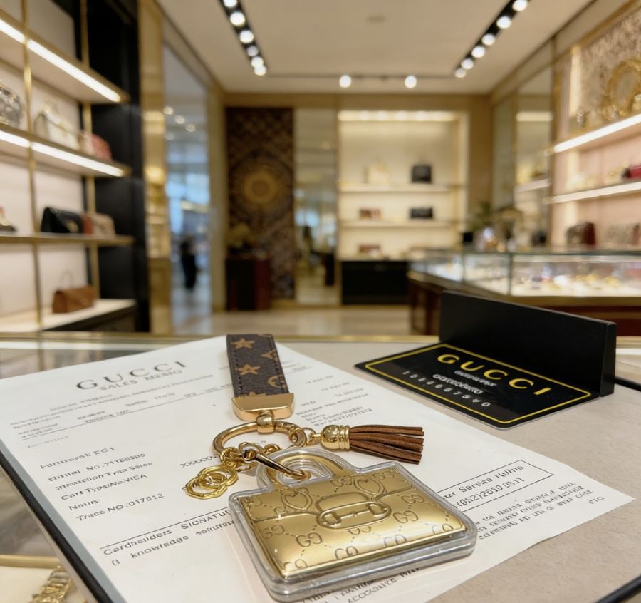 Gucci Jewelry New Release 𝐆𝐮𝐜𝐜𝐢 Keychain New Charm Anger Forest G Keychain — 1:1 Replica — photo 4