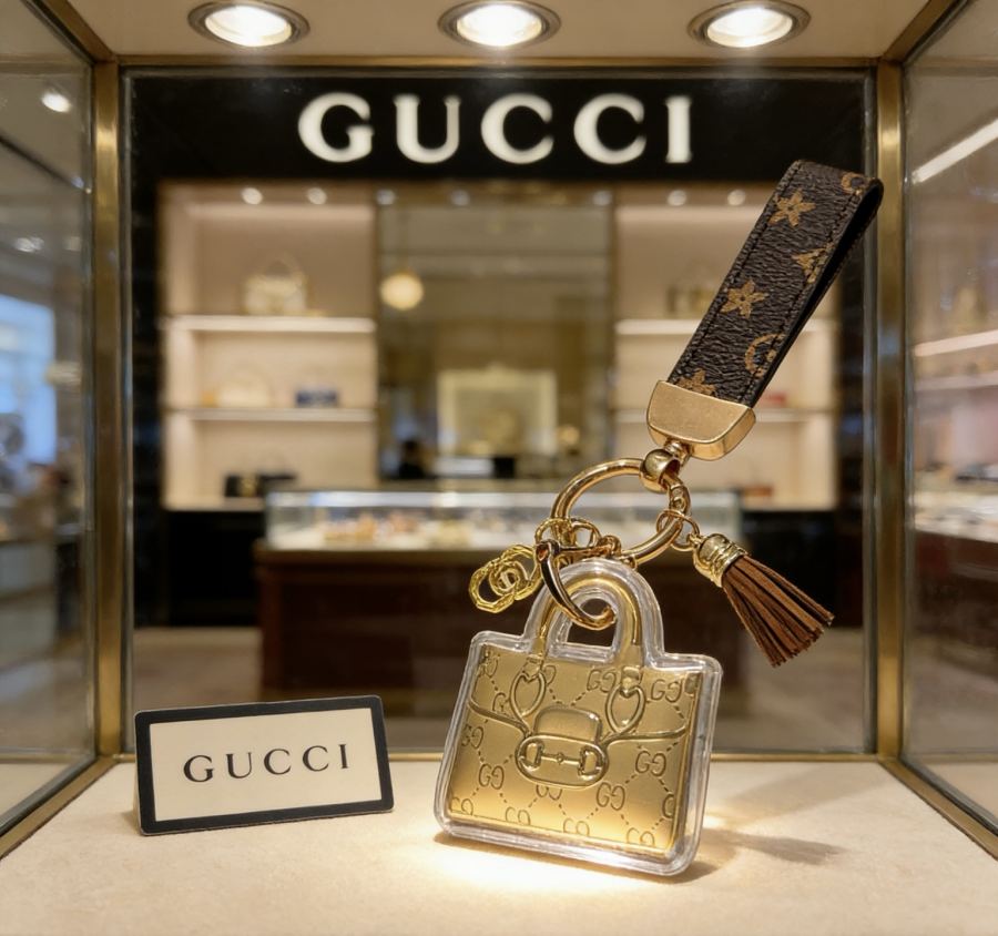 Gucci Jewelry New Release 𝐆𝐮𝐜𝐜𝐢 Keychain New Charm Anger Forest G Keychain — 1:1 Replica — photo 6