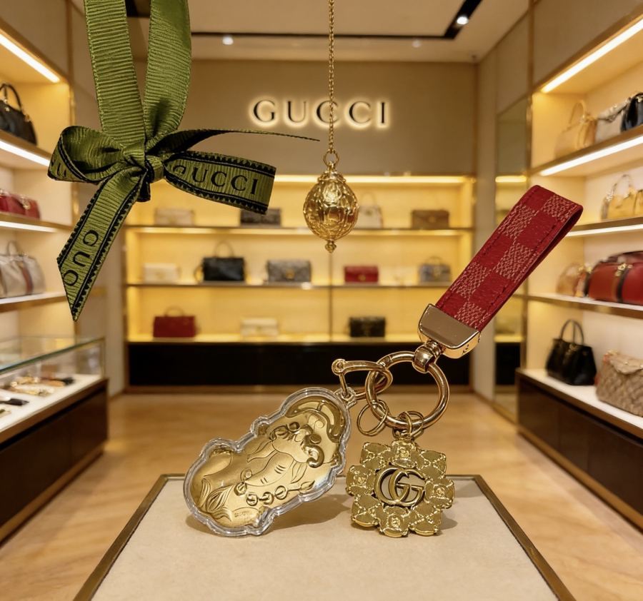 Gucci Jewelry New Release 𝐆𝐮𝐜𝐜𝐢 Keychain New Charm Anger Forest G Keychain — Premium Replica