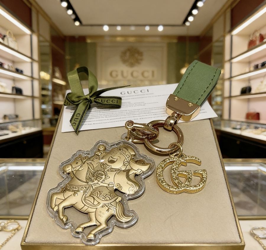 Gucci Jewelry New Release 𝐆𝐮𝐜𝐜𝐢 Keychain New Charm Anger Forest G Keychain — 1:1 Replica — photo 3