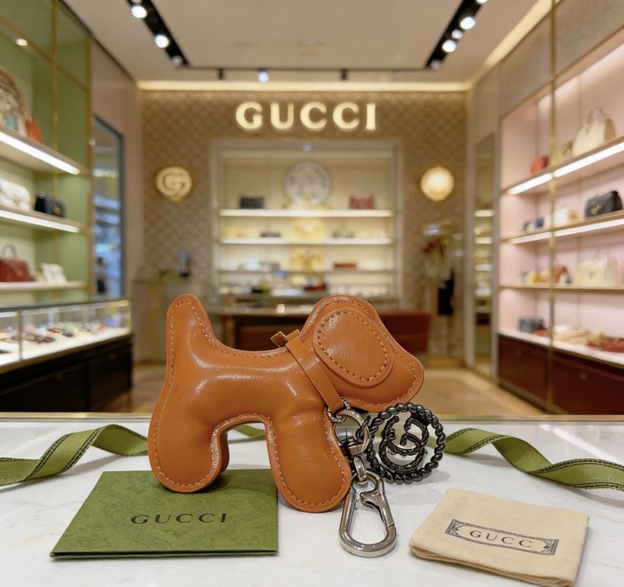 Gucci Jewelry New Release 𝐆𝐮𝐜𝐜𝐢 Keychain New Charm Anger Forest G Keychain — 1:1 Replica
