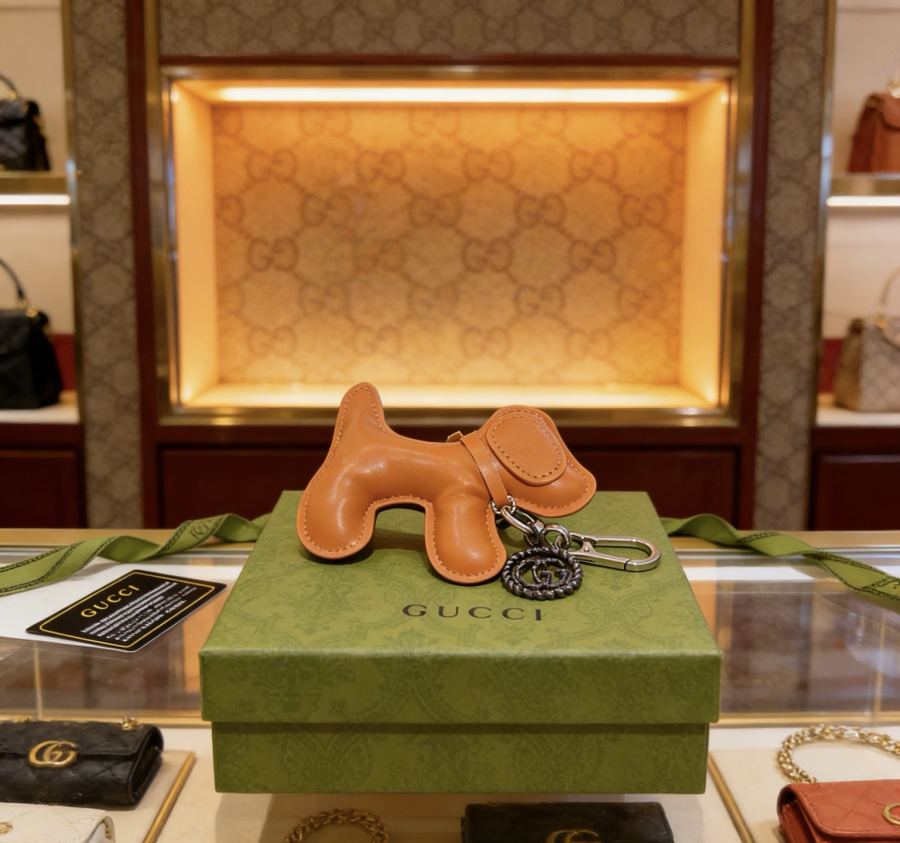 Gucci Jewelry New Release 𝐆𝐮𝐜𝐜𝐢 Keychain New Charm Anger Forest G Keychain — 1:1 Replica — photo 2