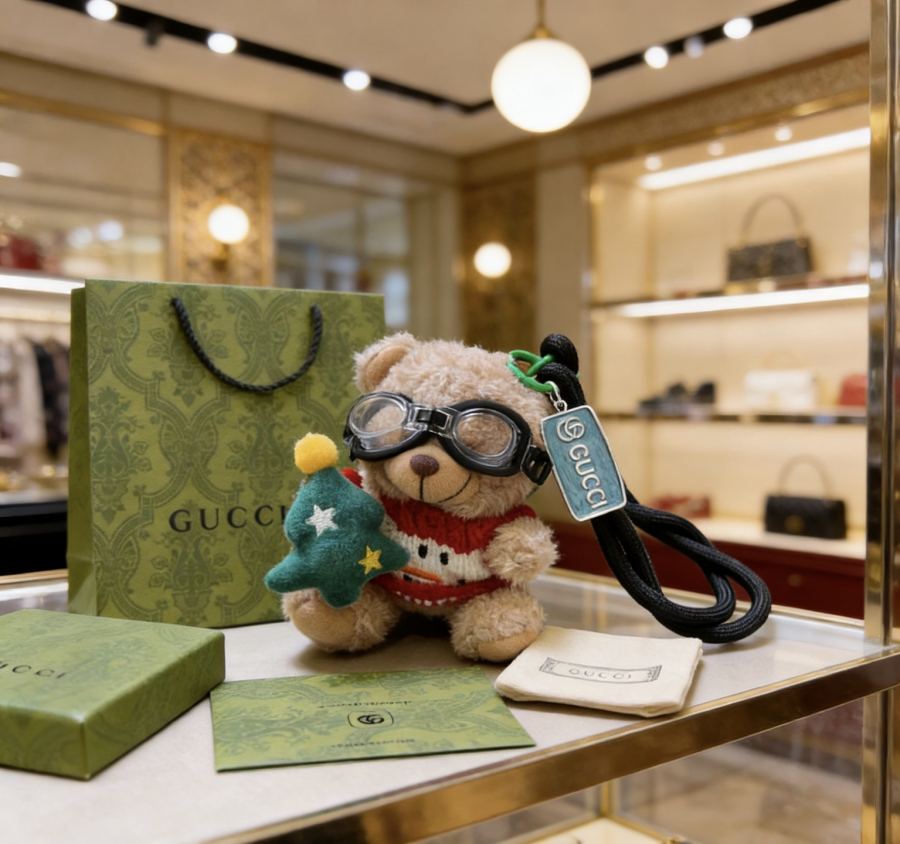 Gucci Jewelry New Release 𝐆𝐮𝐜𝐜𝐢 Keychain New Charm Anger Forest G Keychain — 1:1 Replica For Sale — photo 4