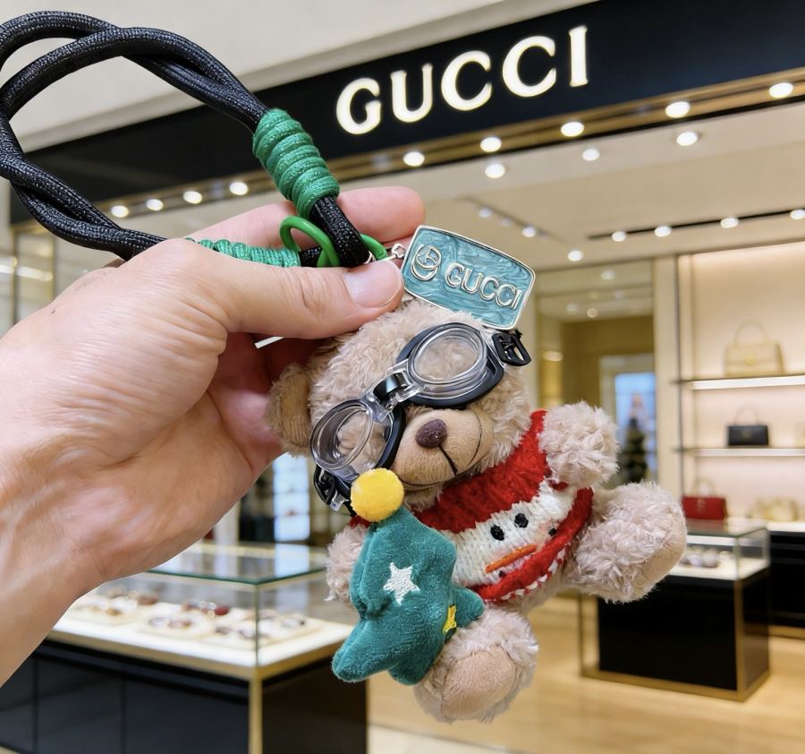 Gucci Jewelry New Release 𝐆𝐮𝐜𝐜𝐢 Keychain New Charm Anger Forest G Keychain — 1:1 Replica For Sale — photo 3