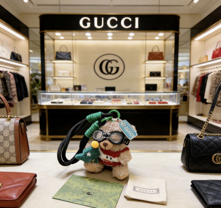 Gucci Jewelry New Release 𝐆𝐮𝐜𝐜𝐢 Keychain New Charm Anger Forest G Keychain — 1:1 Replica For Sale — photo 5