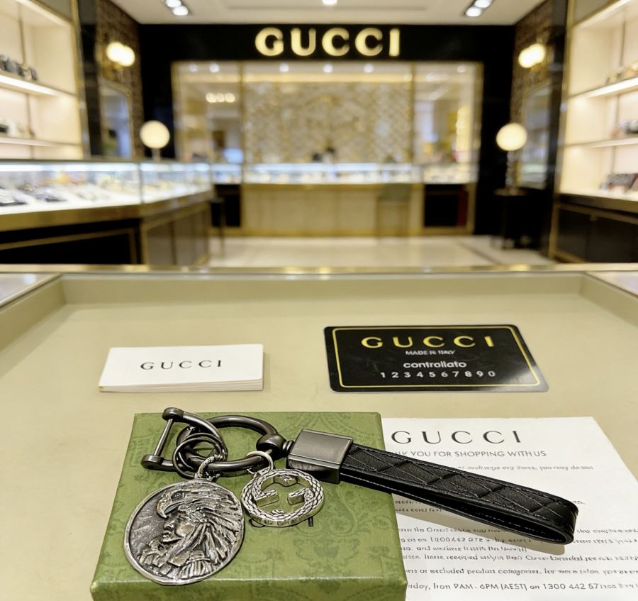 Gucci Jewelry New Release 𝐆𝐮𝐜𝐜𝐢 Keychain New Charm Anger Forest G Keychain — AAA Quality Replica — photo 3