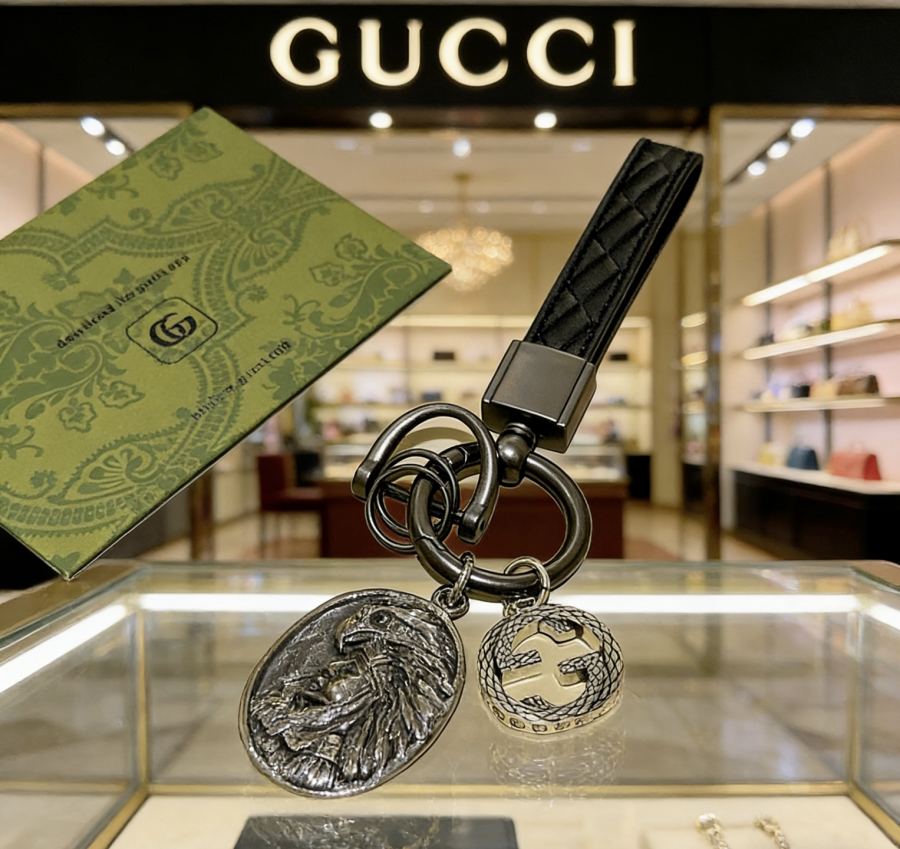 Gucci Jewelry New Release 𝐆𝐮𝐜𝐜𝐢 Keychain New Charm Anger Forest G Keychain — AAA Quality Replica — photo 6