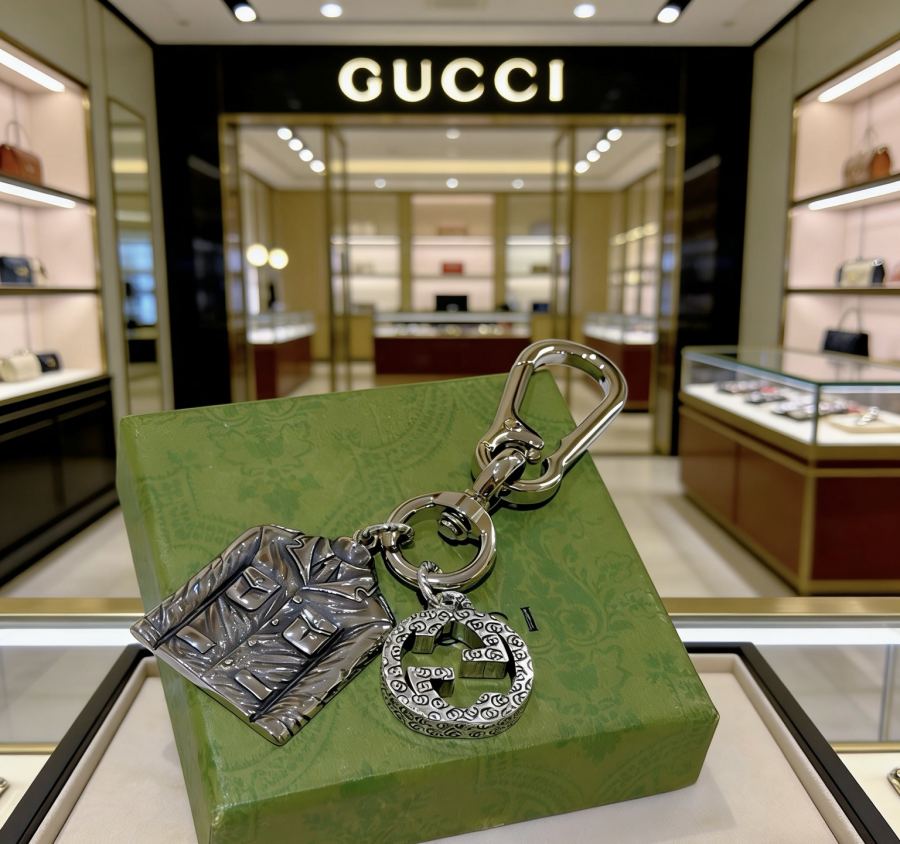 Gucci Jewelry New Release 𝐆𝐮𝐜𝐜𝐢 Keychain New Charm Anger Forest G Keychain — 1:1 Replica — photo 6