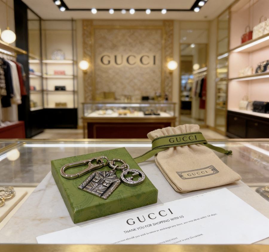 Gucci Jewelry New Release 𝐆𝐮𝐜𝐜𝐢 Keychain New Charm Anger Forest G Keychain — 1:1 Replica — photo 4