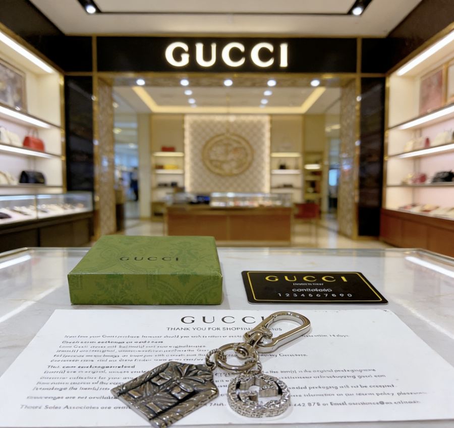 Gucci Jewelry New Release 𝐆𝐮𝐜𝐜𝐢 Keychain New Charm Anger Forest G Keychain — 1:1 Replica — photo 5