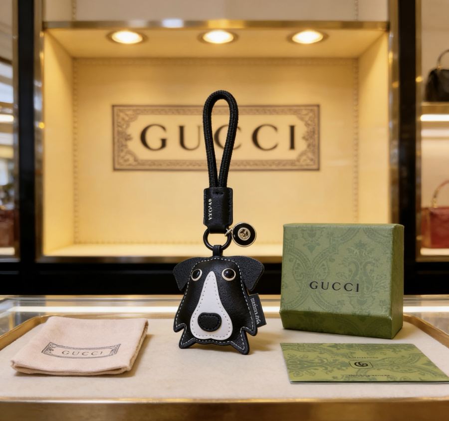 Gucci Jewelry New Release 𝐆𝐮𝐜𝐜𝐢 Keychain New Charm Anger Forest G Keychain — AAA Quality Replica
