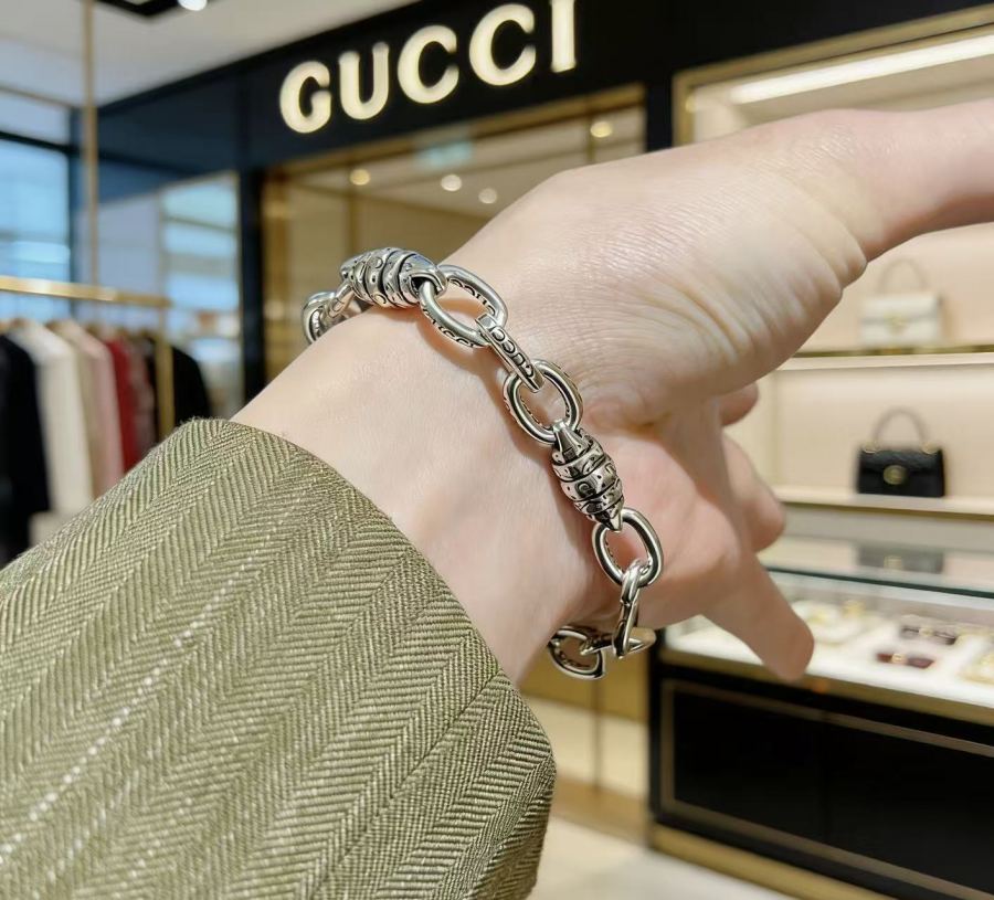 Gucci Jewelry 2026 top-tier Gucci New feel logo nice 18 20 22 24 — Premium Replica — photo 6