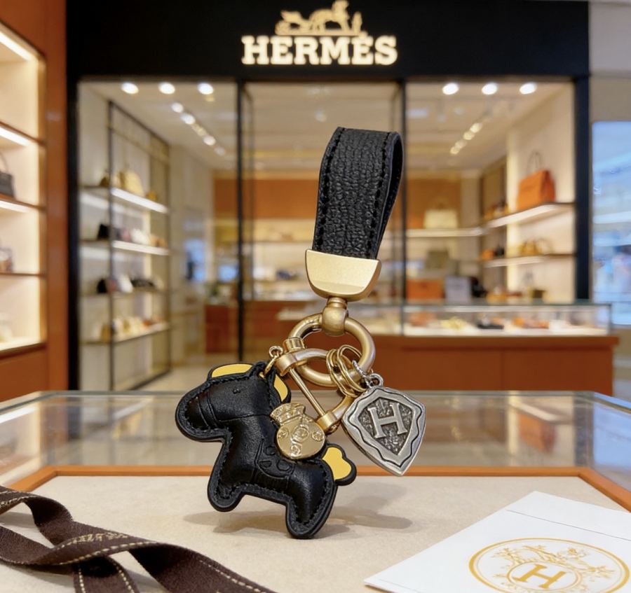 Hermes Jewelry New Hermes Keychain Hermes Charm Keychain Hermes 1:1 k Keychain — photo 3