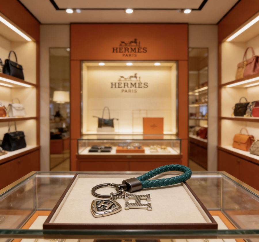 Hermes Jewelry New Hermes Keychain Hermes Charm Keychain Hermes 1:1 k Keychain — photo 3