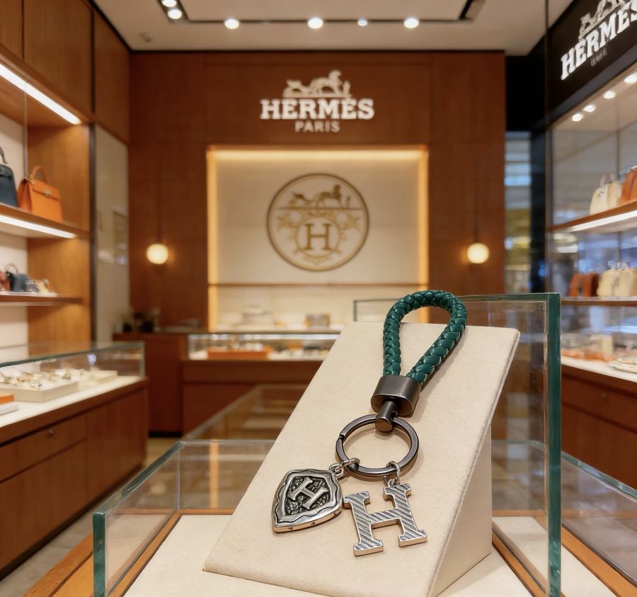 Hermes Jewelry New Hermes Keychain Hermes Charm Keychain Hermes 1:1 k Keychain — photo 2