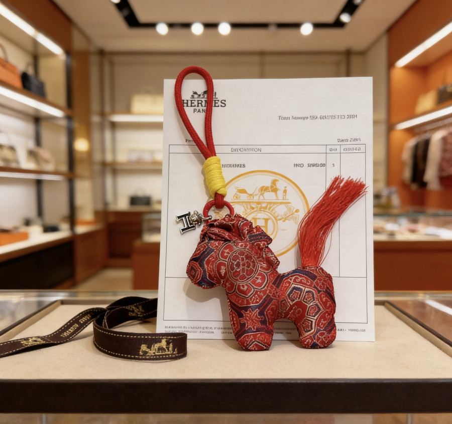 Hermes Jewelry New Hermes Charm Keychain Hermes 1:1 k Keychain — photo 2