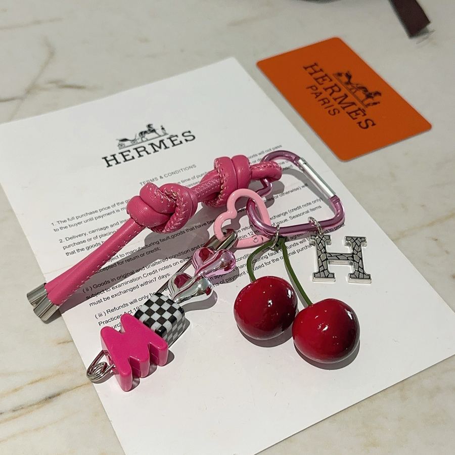 Hermes Jewelry New Hermes Keychain Hermes Charm Keychain Hermes 1:1 k Keychain — photo 3